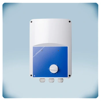 Regulador de ventilador con válvula de gas con caja IP54