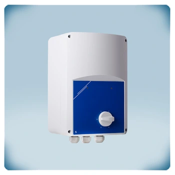 Regulador de ventilador con válvula de gas con caja IP54