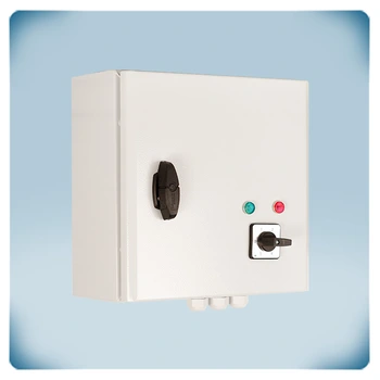Regulador de ventilador monofásico con válvula de gas con caja IP54