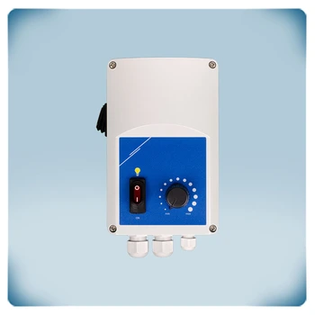 Regulador de velocidad de ventilador con interruptor de luz con caja IP54