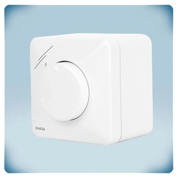 Dispositivo electrónico en carcasa de plástico blanco