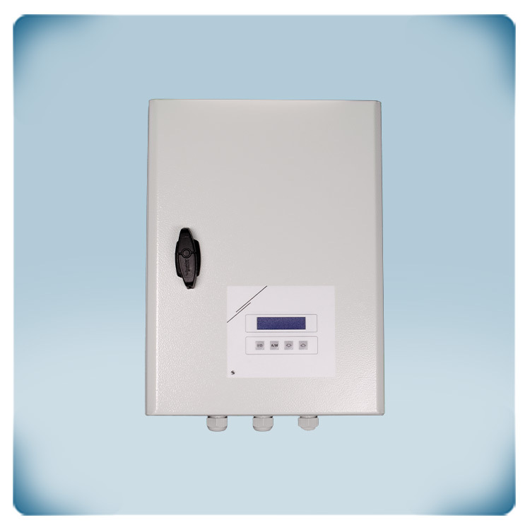 Regulador de motor trifásico 400 V con temporizador y caja de metal