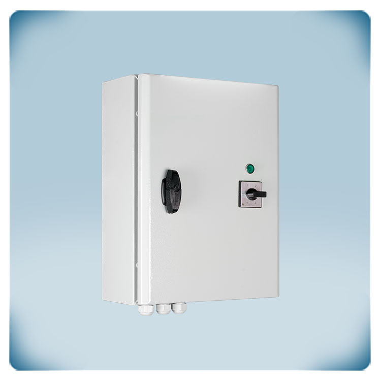Regulador de ventilador 400 V por autotransformador con caja IP54