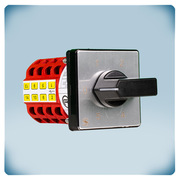 Interruptor con etiqueta en la placa frontal