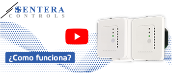 Video con sensor de CO2 con alimentación de 230 VAC