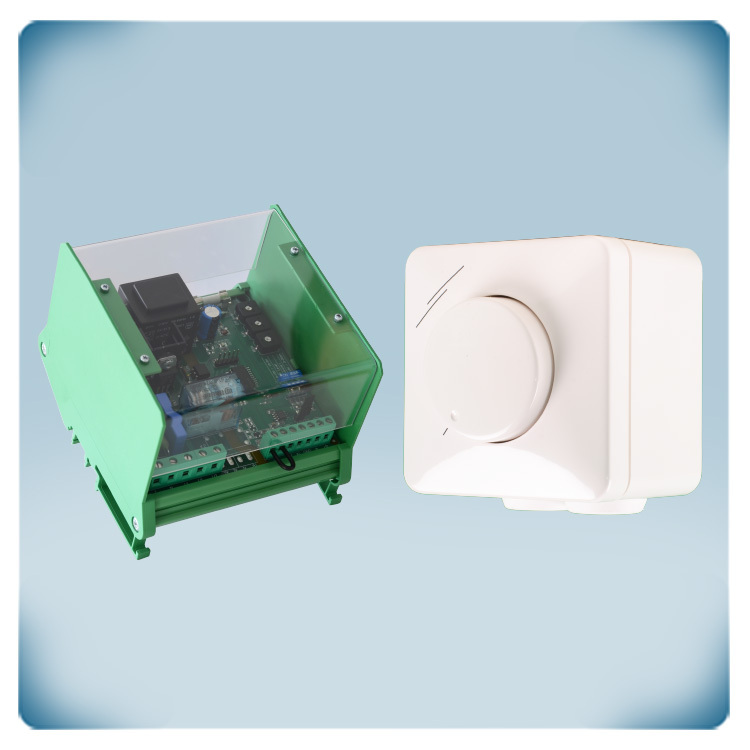 Control de velocidad de ventilador, motor AC, regulable por tensión: 230VAC - 3A