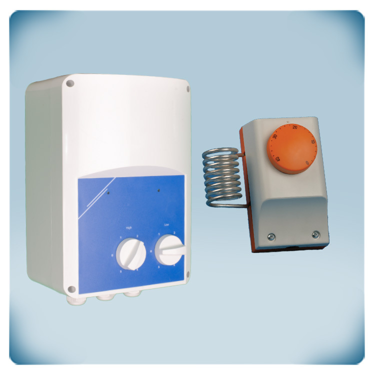 controlador de velocidad del ventilador transformador 2 velocidad con interruptores 5 etapas y termostato