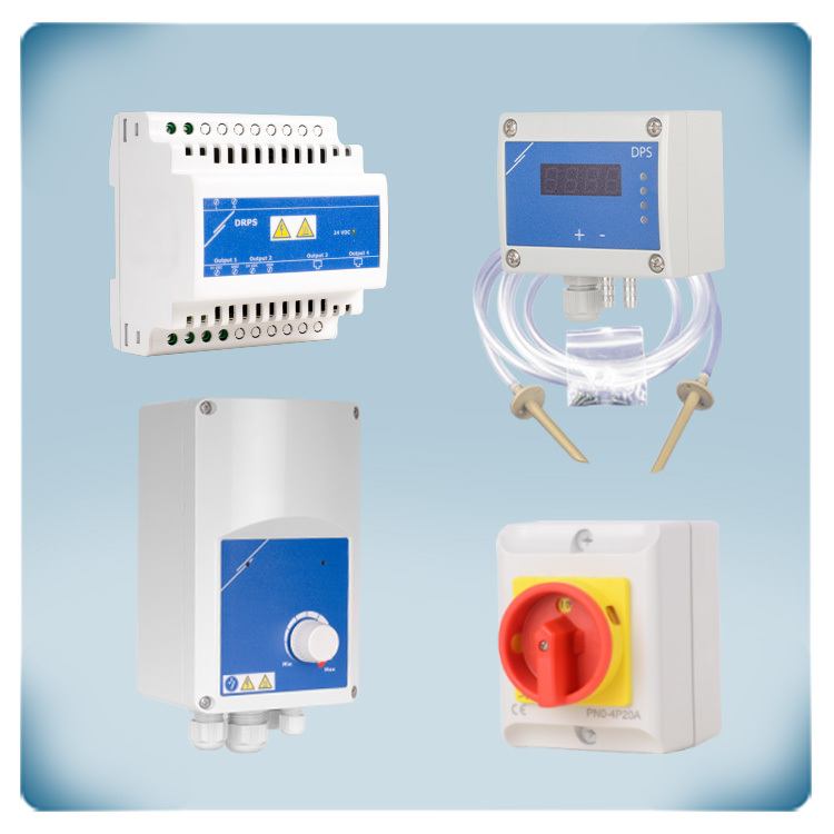 Control de presión diferencial con AC motor de inducción 110 - 240 VAC