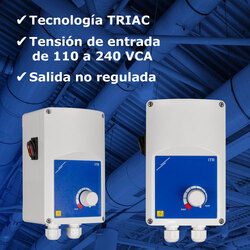 Control de ventiladores con motores monofásicos