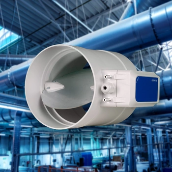 Imagen de válvula motorizada para conductos de 160 mm