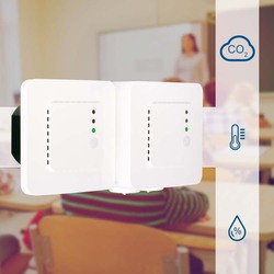 Monitoreo de CO2 en escuelas
