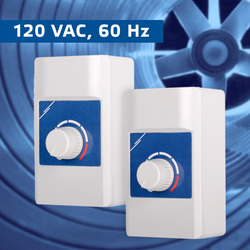 Reguladores electrónicos de ventiladores 120 VAC, 60 Hz