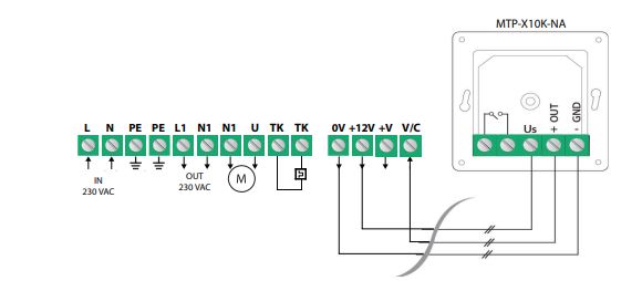Connection de STVS1 avec potentiom&eacute;tre