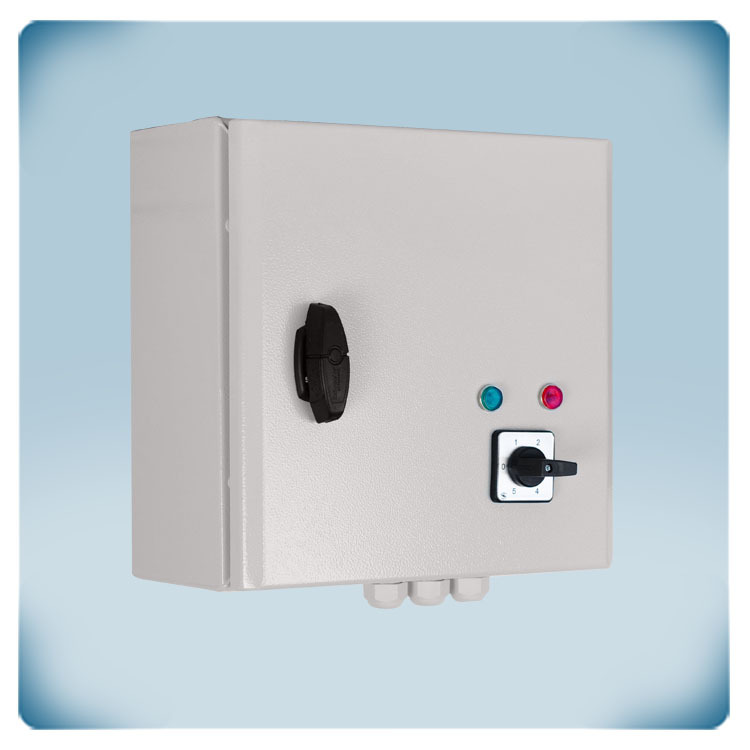 Commande de rideau d'air en 5 étapes | Moteur 400 Volts 14 A
