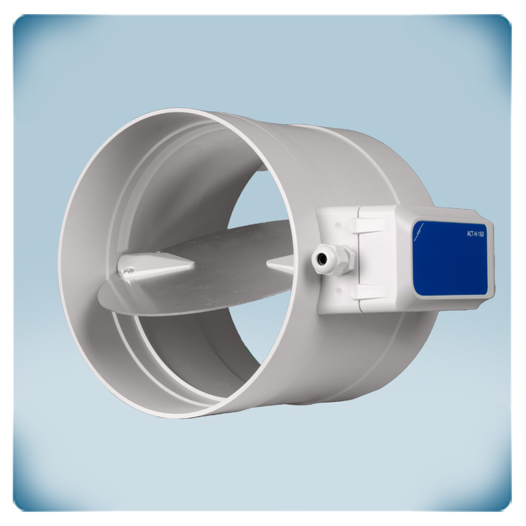 Clapet d'équilibrage motorisé circulaire 125 mm | 24 VDC (PoM)