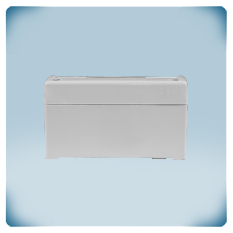 Boîtier en plastique gris clair