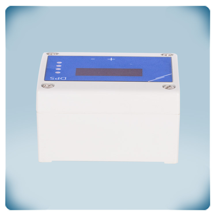 Presse-étoupes capteur avec écran alimenté 24 VCC / VCA pour mesurer pression différentielle 1 kPa