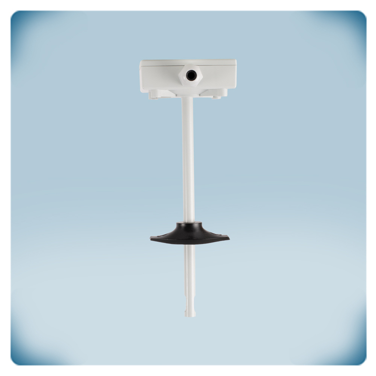 Boîtier étanche gris avec sonde de gaine