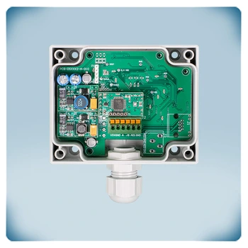 Circuit de capteur alimenté 24 VCC pour mesurer qualité de l'air dans conduits d'air