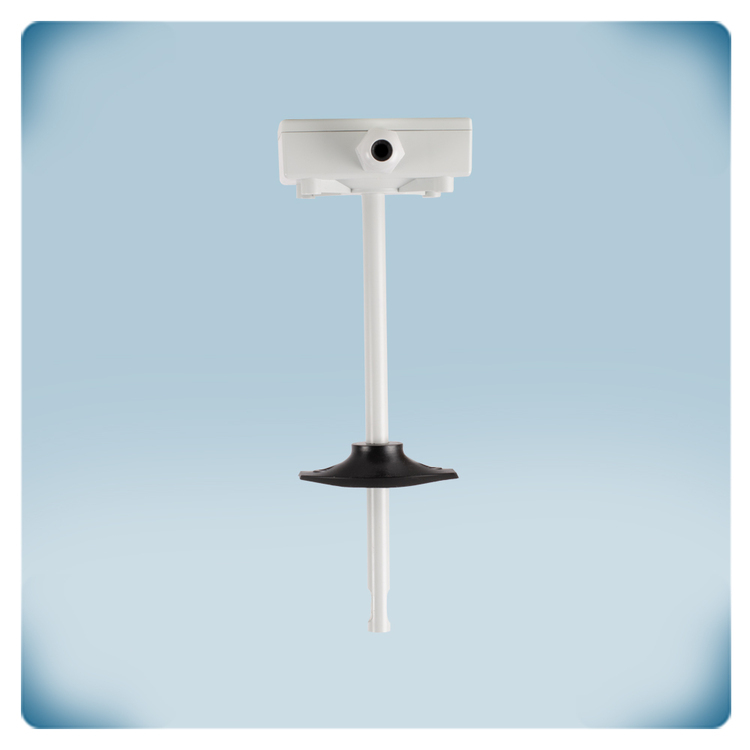 Boîtier gris étanche avec sonde pour gaine