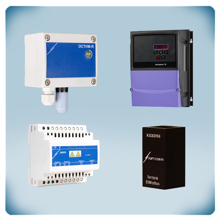 Contrôle de température et humidité IP66 | moteur 3 x 230 VAC | 2,3 A