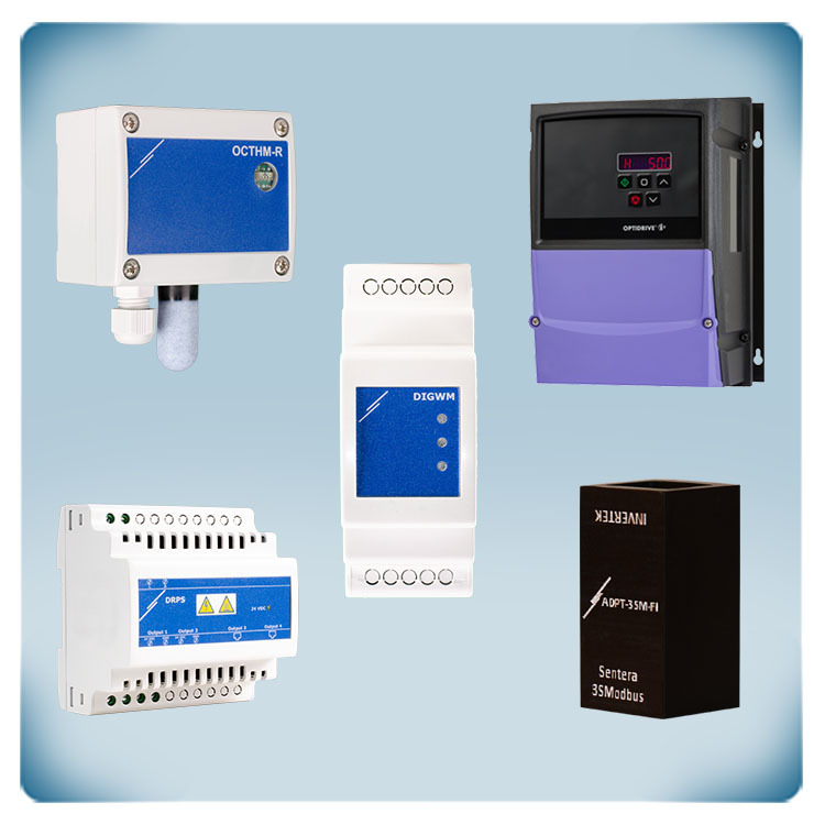 Contrôle de température et humidité IP66 | moteur 230 VAC | 7A