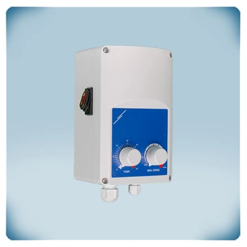 Variateur de vitesse pour réguler la température (15-35 °C) avec un ventilateur contrôlable en tension