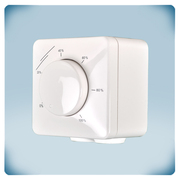Potentiomètre avec position d'arrêt pour commande manuelle de ventilateur EC