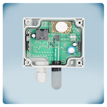 Circuit transmetteur CO2 pour extérieur avec revêtement anti-corrosion et alimentation PoM