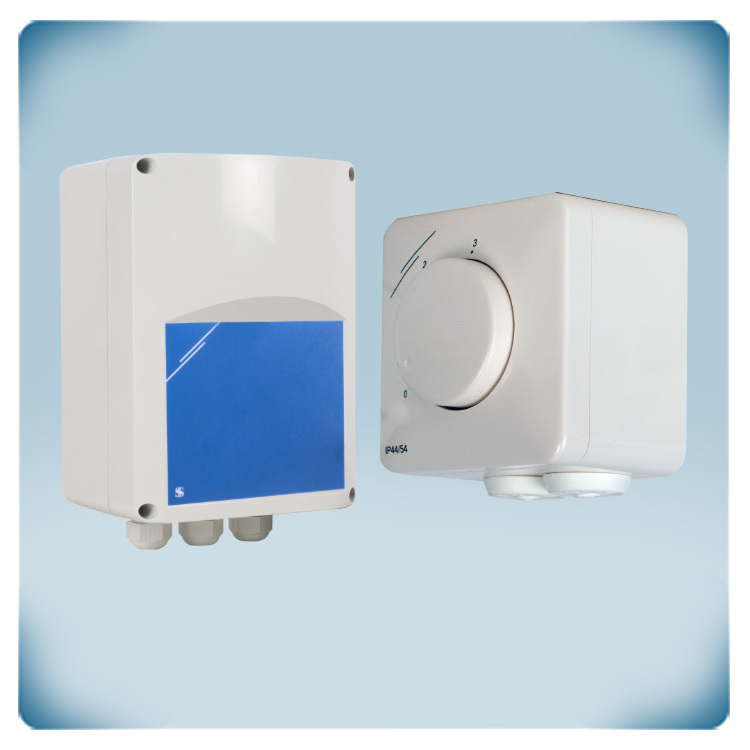 Contrôle à distance à 3 vitesses pour ventilateurs avec moteur monophasé 5 A
