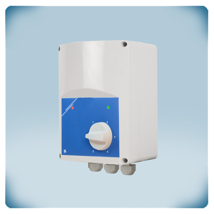 Régulateur 5 étapes pour rideaux d'air avec moteur monophasé de 1,5 A