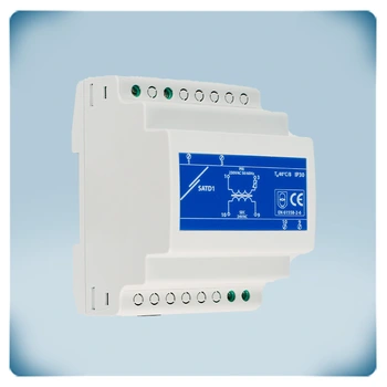 Montage transformateur de sécurité monophasé 12 VCA / 25 VA rail DIN