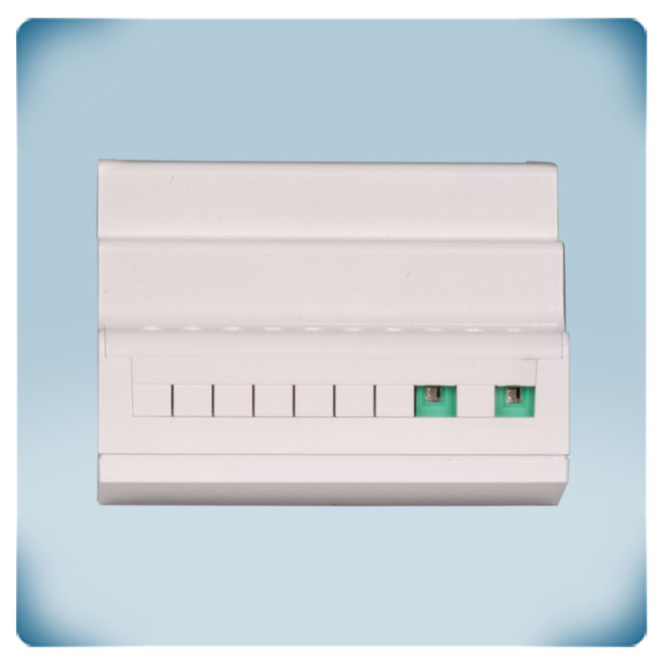 Prise transformateur de sécurité monophasé 12 VCA / 63 VA rail DIN