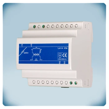 Montage transformateur de sécurité monophasé 24 VCA / 63 VA rail DIN