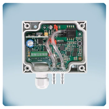 Circuit capteur alimenté 24 VCC / VCA pour mesurer pression différentielle 0-2000 Pa