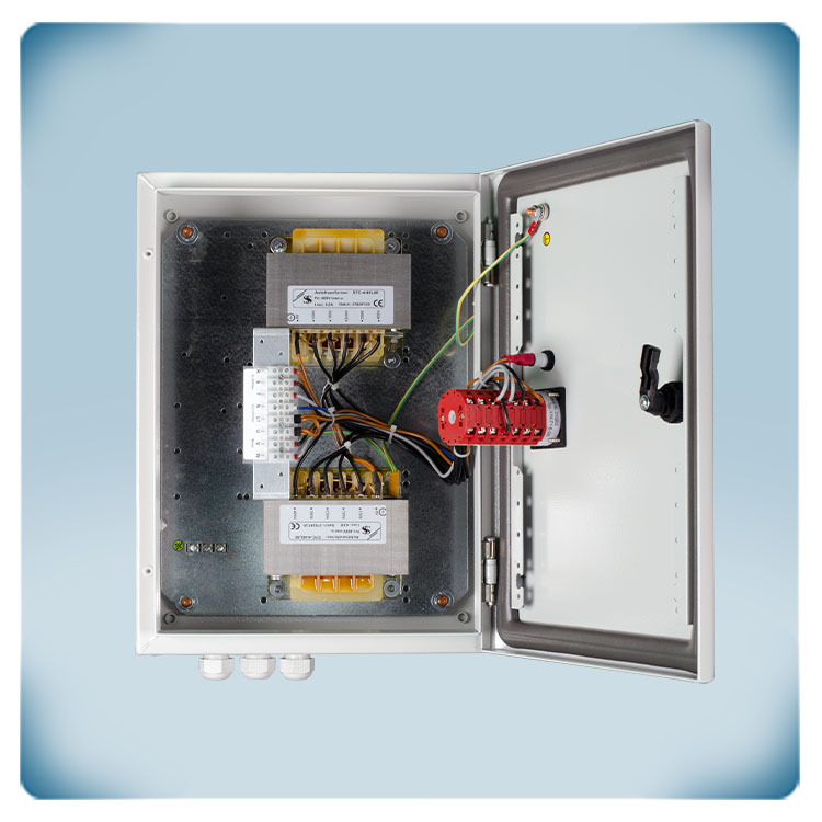 Circuit variateur vitesse à autotransformateur 4 A | 3x 400 VCA réglage manuel