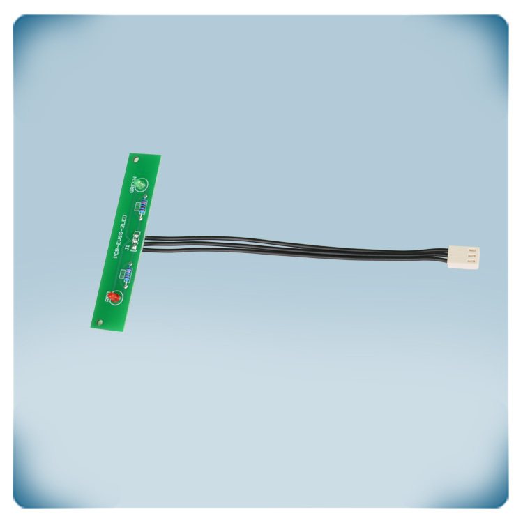Carte de circuit imprimé, LED, câble avec fiche