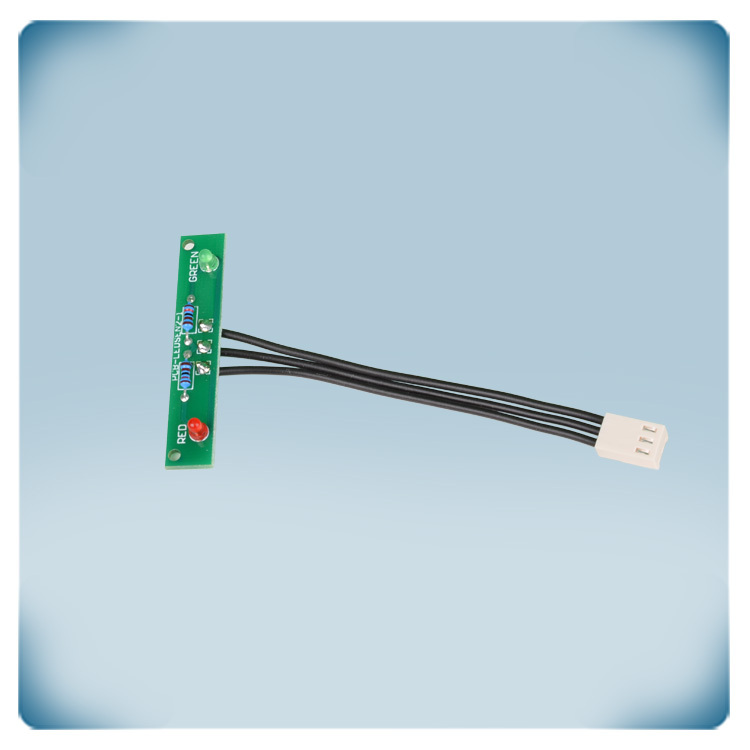 Carte de circuit imprimé (PCB), LED et câble avec fiche