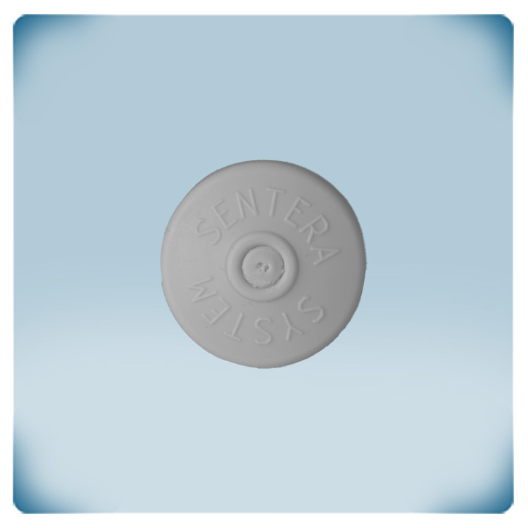 Morceau de plastique gris clair en forme de cône