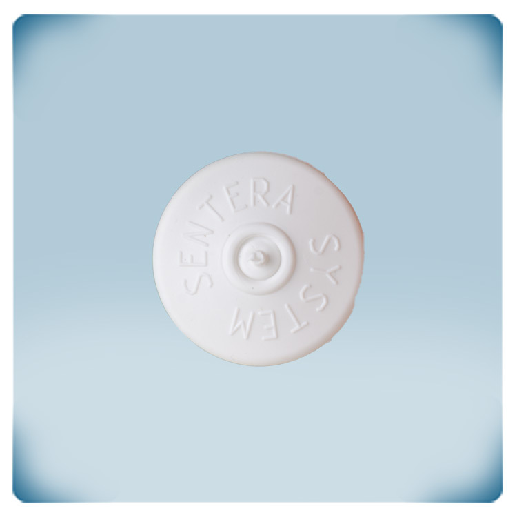 Morceau de plastique blanc en forme de cône