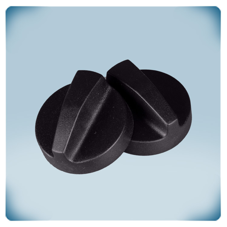 Bouton noir, Ø 40 mm