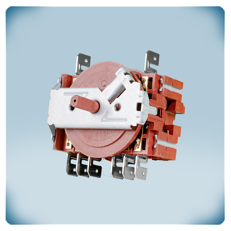 Commutateur rotatif | 2 x 5 contacts
