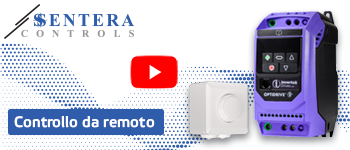 Invertitore di frequenza e potenciometro di controllo