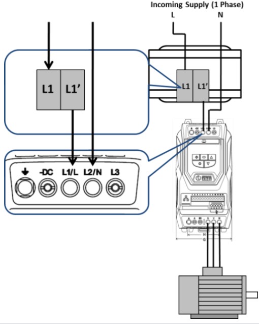 Reattanza per inverter di frequenza