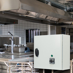 Controller di velocità per ventilatore a trasformatore in contenitore di metallo