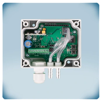 Circuito interno del trasmettitore con sensore di pressione differenziale 0 - 4000 Pa