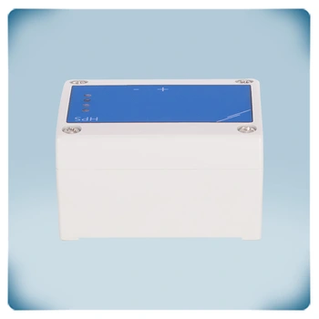 Trasmettitore per il controllo pressione differenziale da -125 a +125 Pa pannello contenitore blu