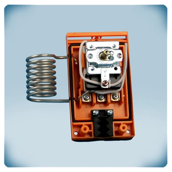 Interno del termostato meccanico per controllo temperature comprese tra 0 e 40 ° C
