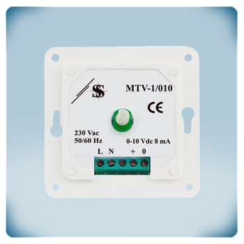 Potenziometro HVAC 0-10 V - IP 54 - 230 VAC senza posizione OFF per ventilatori