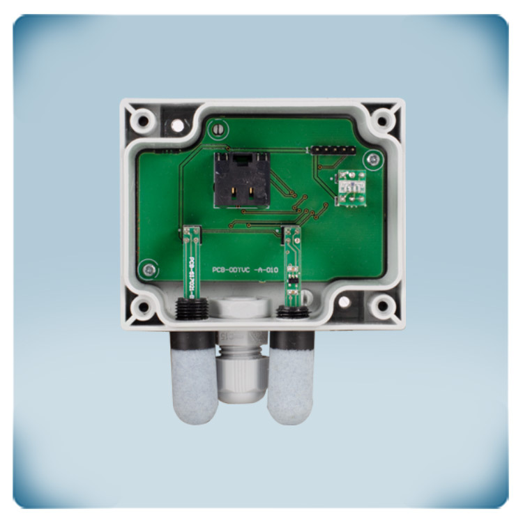 PCB sensore intelligente per  temperatura e umidità relativa per esterni  TVOC PoM